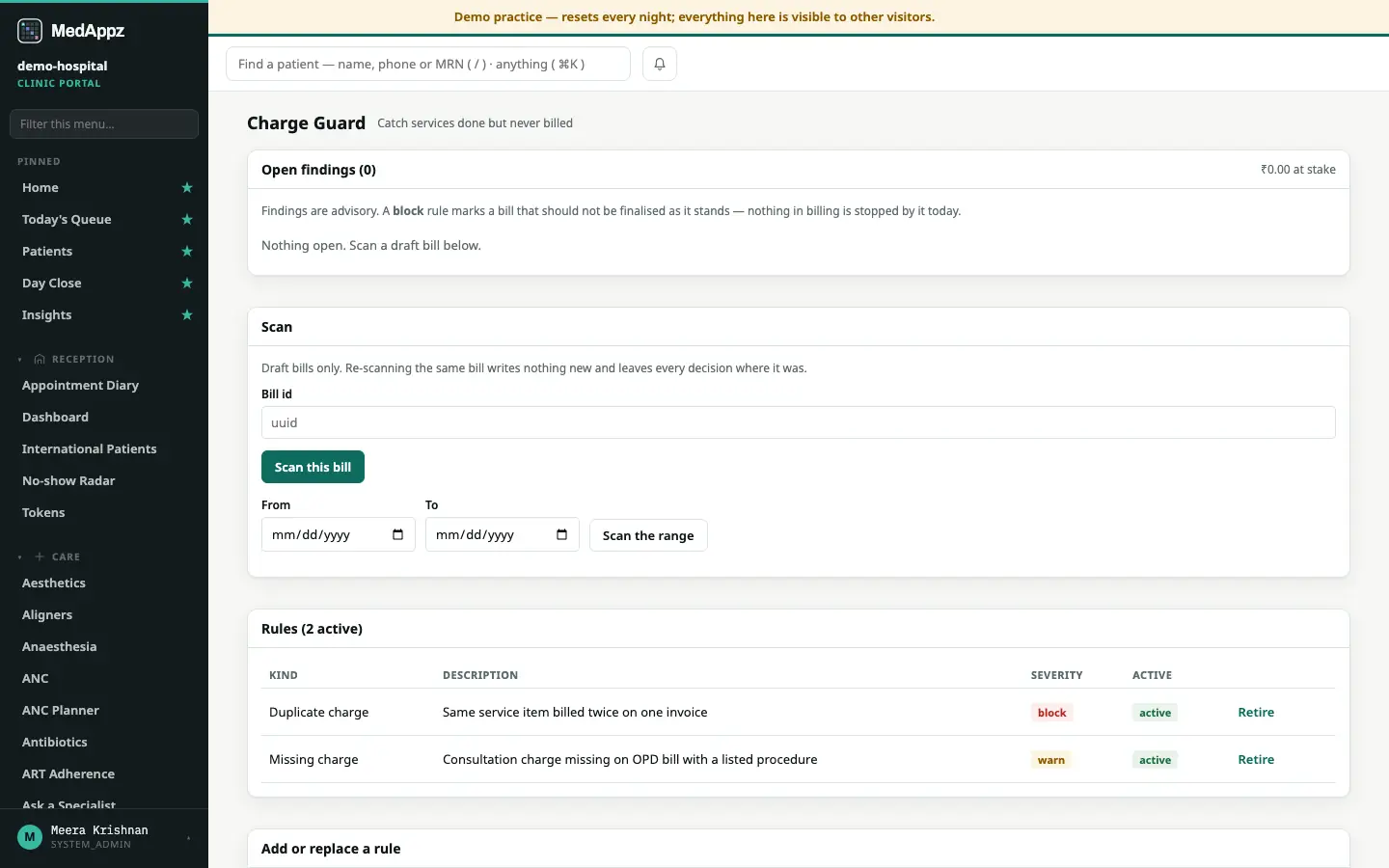 ChargeGuard — Charge Guard — Catch services done but never billed