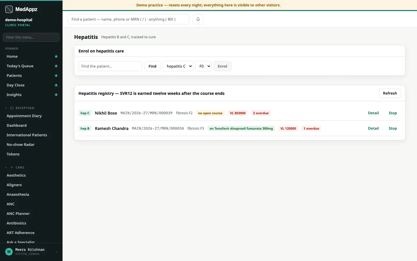 HepTrack — Hepatitis — Hepatitis B and C, tracked to cure