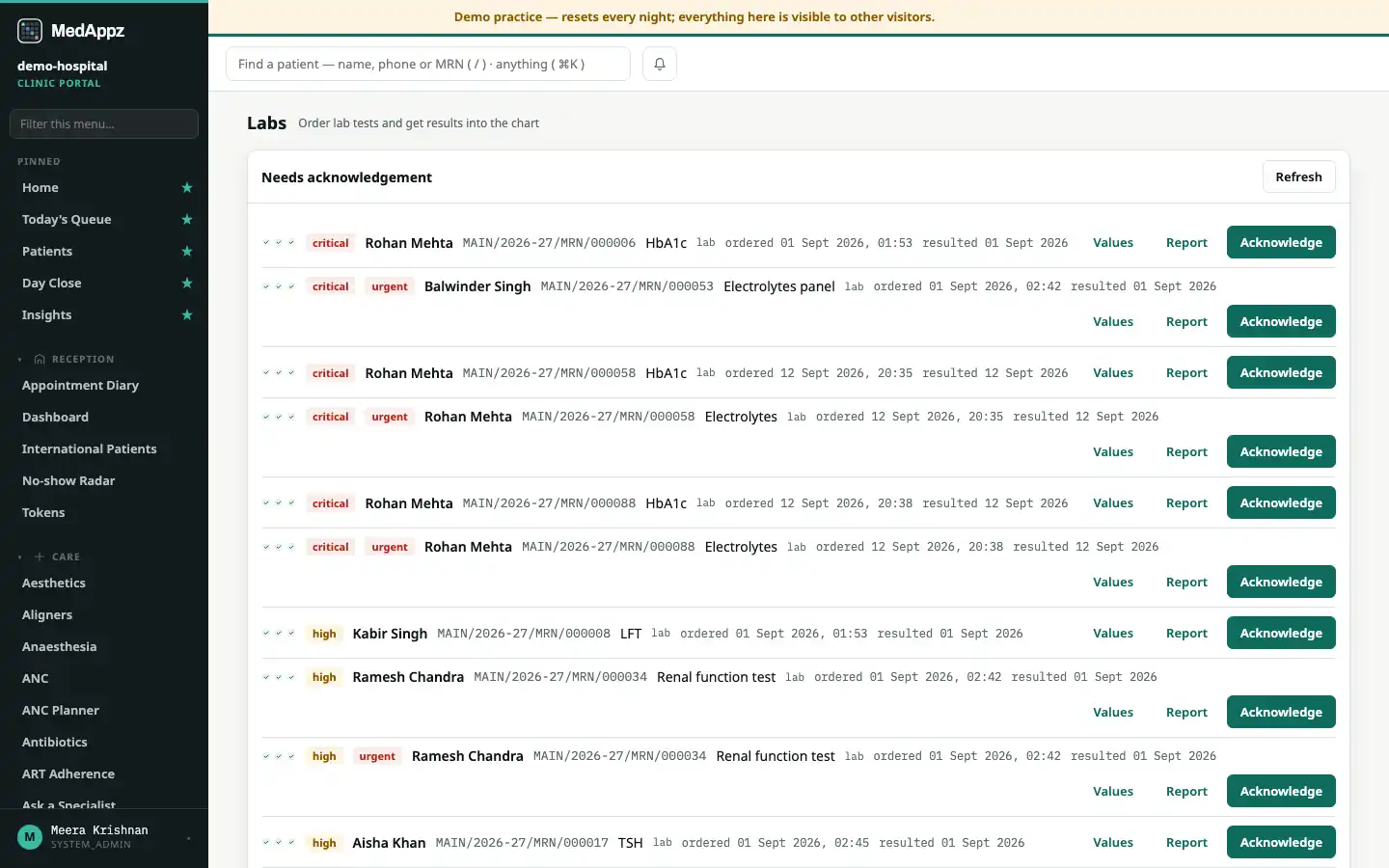 LabBridge — Labs — Order lab tests and get results into the chart
