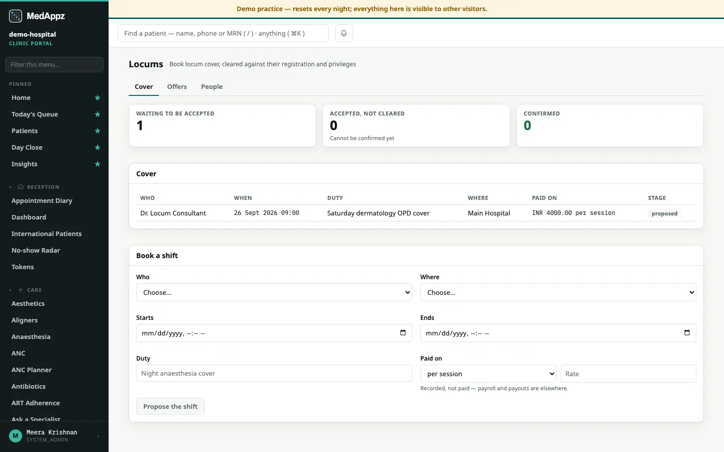 LocumLink — Locums — Book locum cover, cleared against their registration and privileges