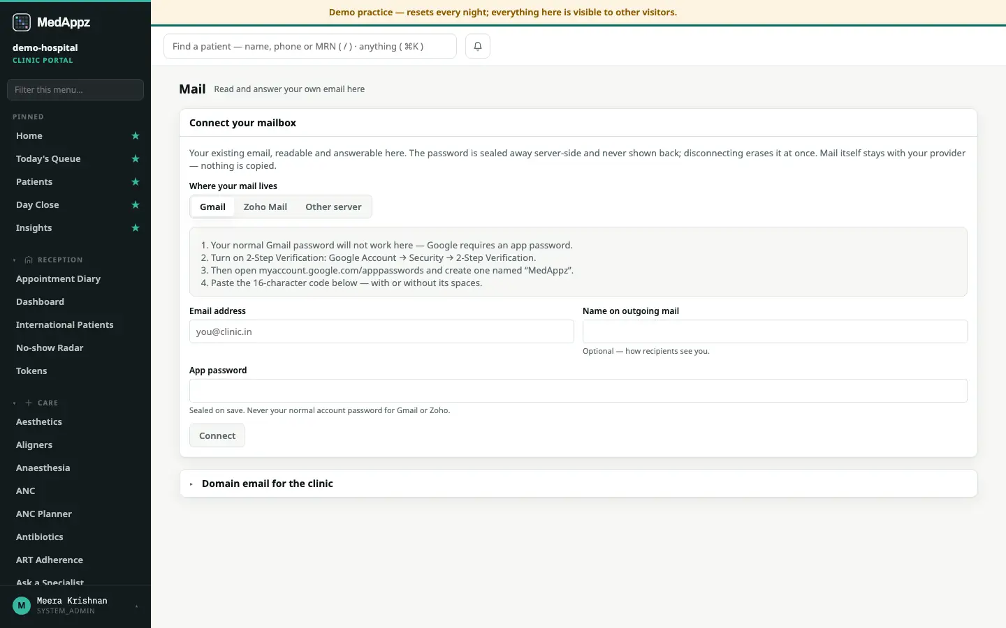 MailDesk — Mail — Read and answer your own email here