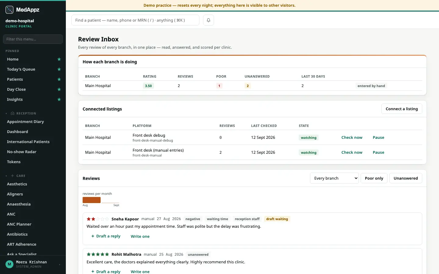 Review Inbox — Review Inbox — All your reviews in one place, answered