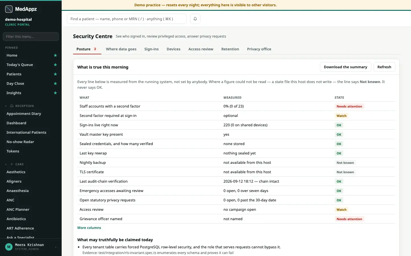 Security Centre — Security Centre — See who signed in, review privileged access, answer privacy requests
